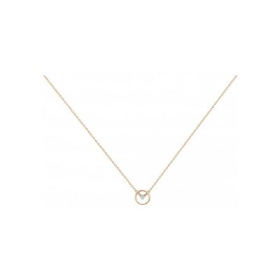 Collier La Garçonne en argent et diamant