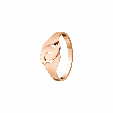 Bague Menottes dinh van en or rose