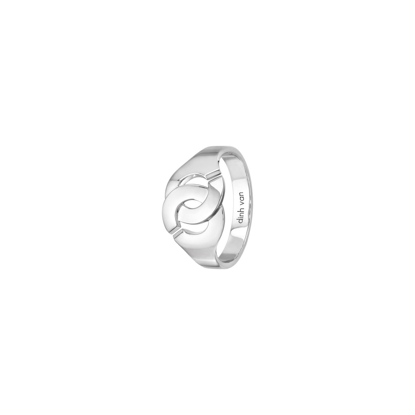 Bague Menottes dinh van en or blanc