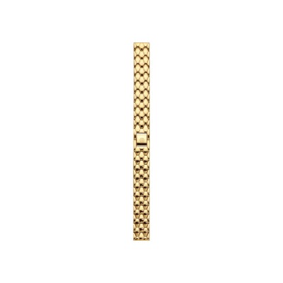 Bracelet montre Rochet Milano en acier pvd métal poli doré, anse d'clic - 14mm