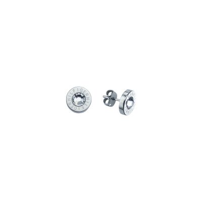 Boucles d'oreilles Tommy Hilfiger en acier et cristal