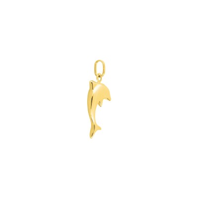Pendentif dauphin en or jaune