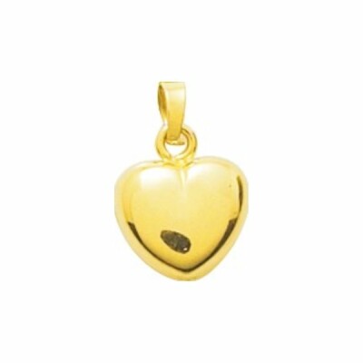 Pendentif coeur en or jaune