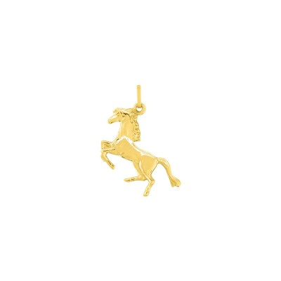 Pendentif cheval en or jaune