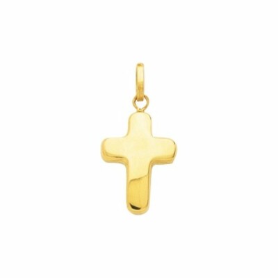 Pendentif croix en or jaune