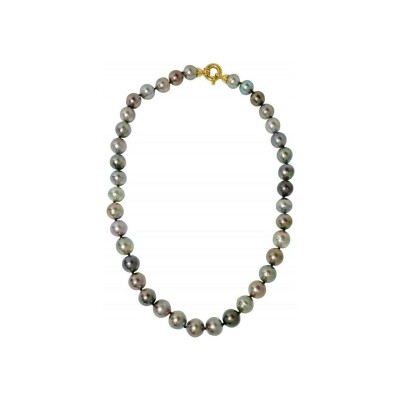 Collier en or jaune et perle de culture de Tahiti