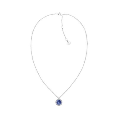 Collier Tommy Hilfiger en acier bleu