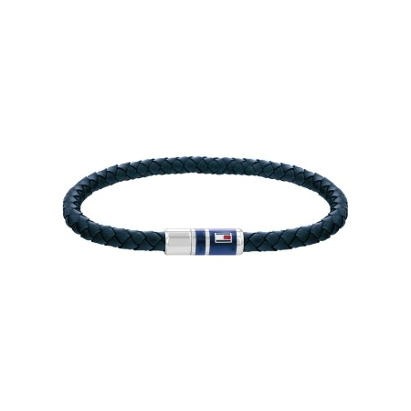 Bracelet Tommy Hilfiger en cuir et acier