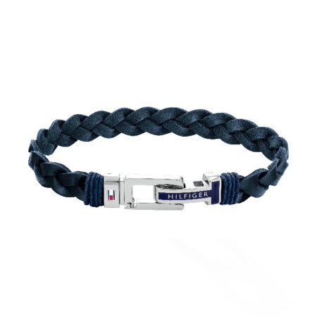 Bracelet Tommy Hilfiger en acier et cuir