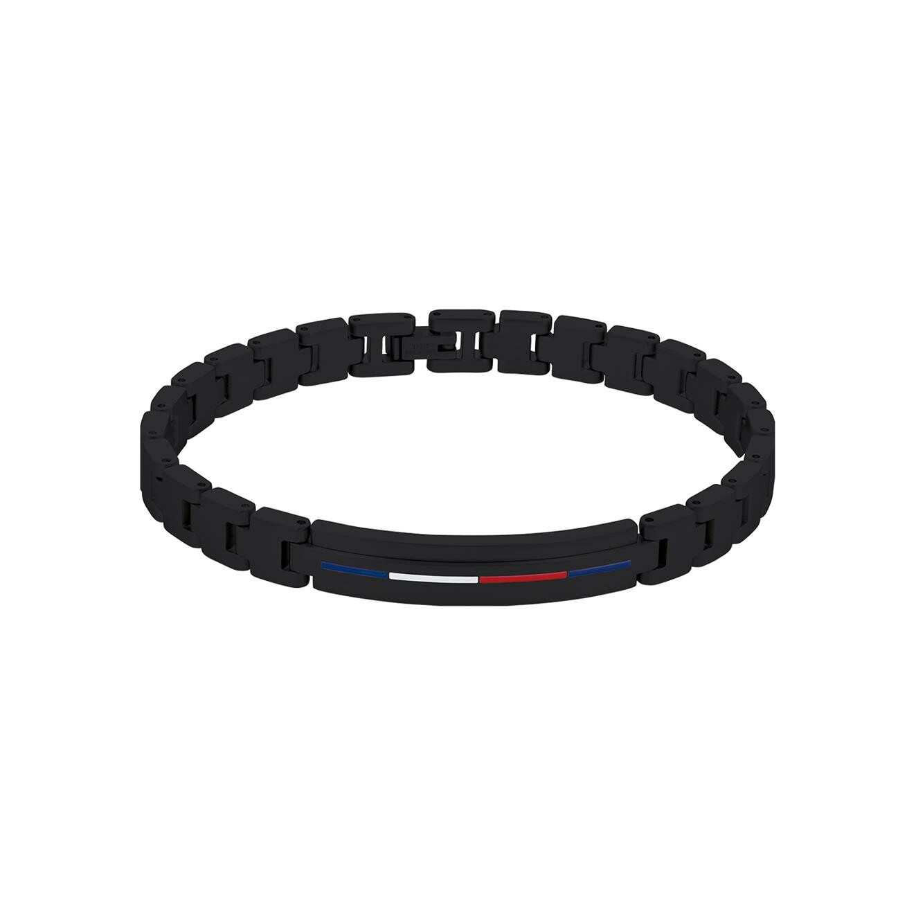 Bracelet Tommy Hilfiger en acier noir