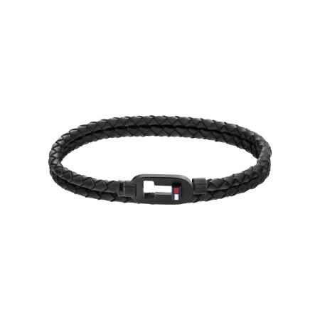 Bracelet Tommy Hilfiger en acier et cuir