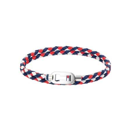 Bracelet Tommy Hilfiger en acier et cuir