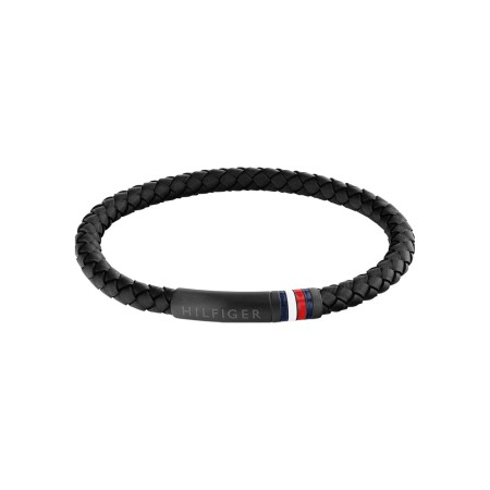 Bracelet Tommy Hilfiger en acier et cuir