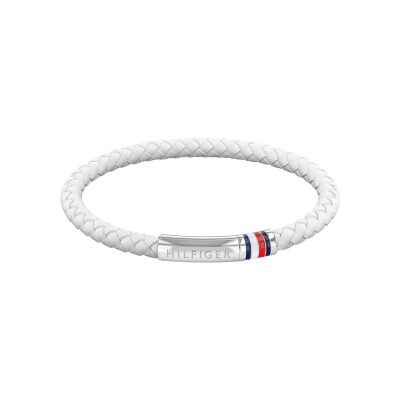 Bracelet Tommy Hilfiger en acier et cuir