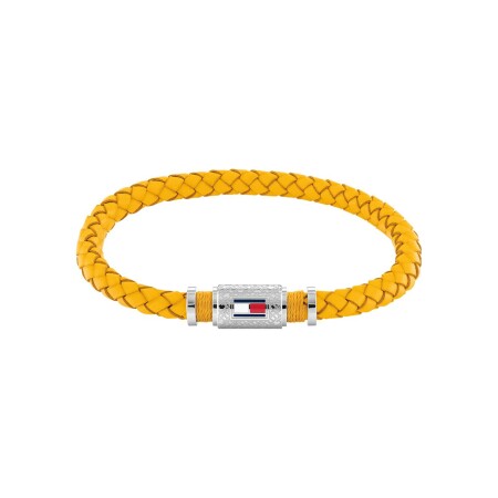 Bracelet Tommy Hilfiger en acier et cuir