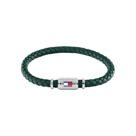 Bracelet Tommy Hilfiger en acier et cuir