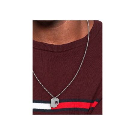 Collier Tommy Hilfiger en acier