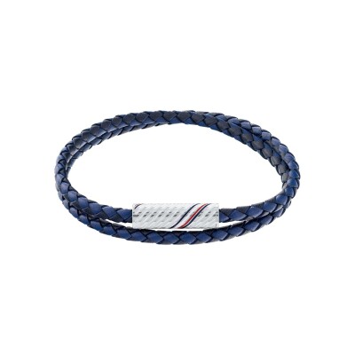 Bracelet Tommy Hilfiger en acier et cuir