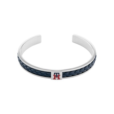 Bracelet Tommy Hilfiger en acier et cuir