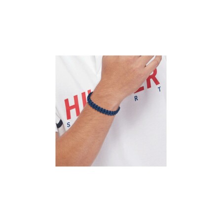 Bracelet Tommy Hilfiger en acier et nylon