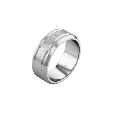 Bague Tommy Hilfiger en acier