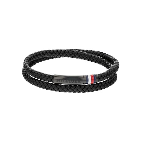 Bracelet Tommy Hilfiger en acier pvd et cuir