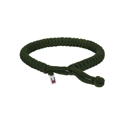 Bracelet Tommy Hilfiger en textile vert