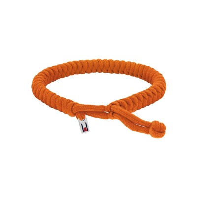 Bracelet Tommy Hilfiger en textile orange