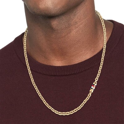 Collier Tommy Hilfiger en acier doré