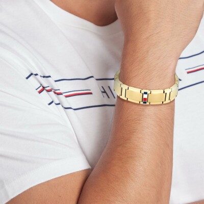 Bracelet Tommy Hilfiger en acier doré