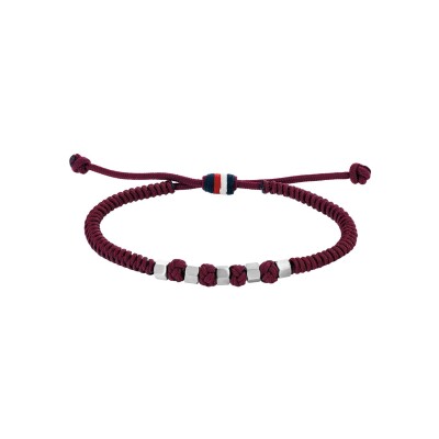 Bracelet Tommy Hilfiger en acier et nylon