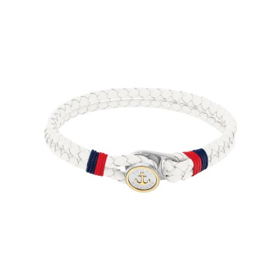 Bracelet Tommy Hilfiger en acier et cuir