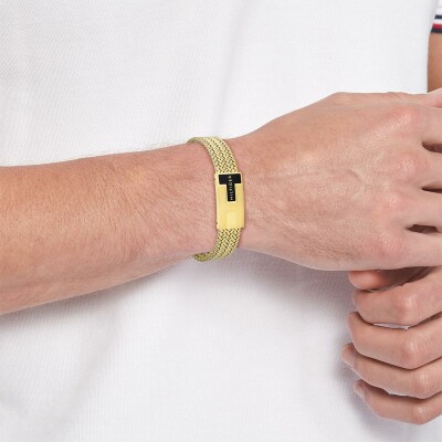 Bracelet Tommy Hilfiger en acier doré