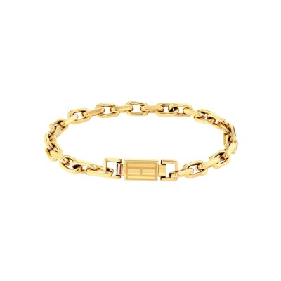 Bracelet Tommy Hilfiger en acier doré