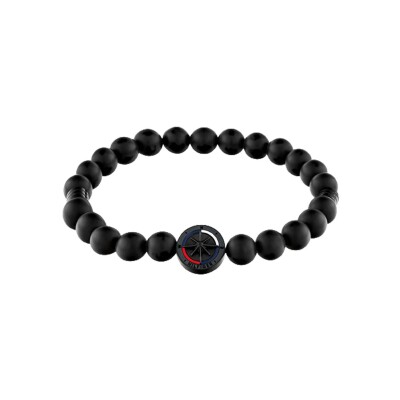 Bracelet Tommy Hilfiger en acier, corde et œil de tigre