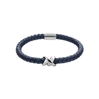 Bracelet Tommy Hilfiger en acier et cuir