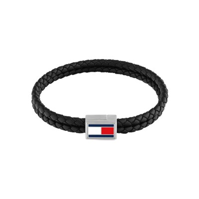 Bracelet Tommy Hilfiger en acier et cuir