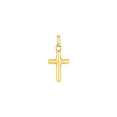 Pendentif croix en or jaune