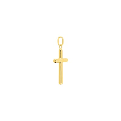 Pendentif croix en or jaune