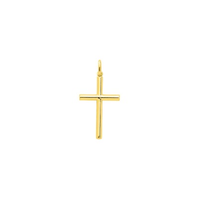 Pendentif croix en or jaune