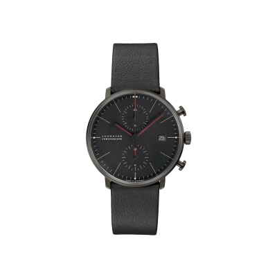 Montre Junghans max bill Chronoscope Bauhaus 27/4409.02