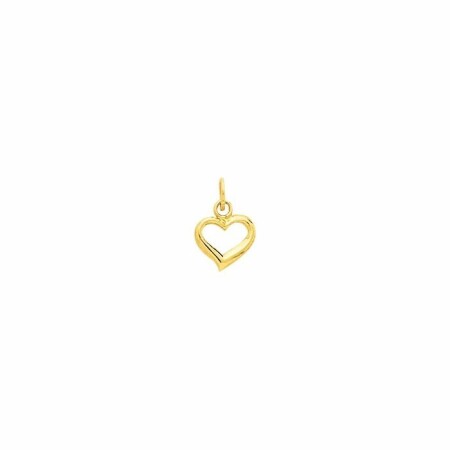 Pendentif coeur en or jaune