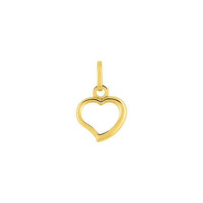 Pendentif coeur en or jaune