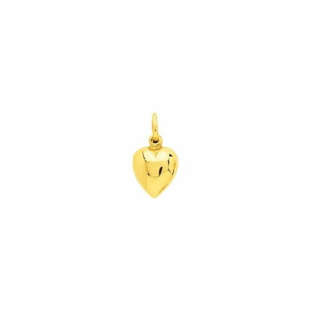 Pendentif coeur en or jaune