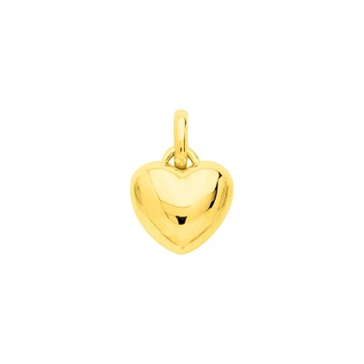 Pendentif coeur en or jaune