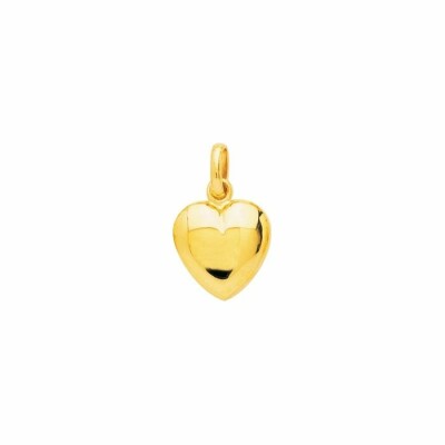 Pendentif coeur en or jaune