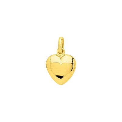 Pendentif coeur en or jaune