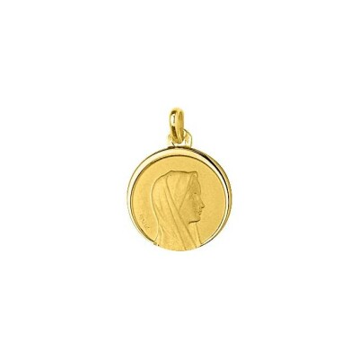 Médaille Vierge en or jaune