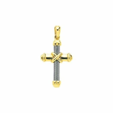 Pendentif Croix en or jaune