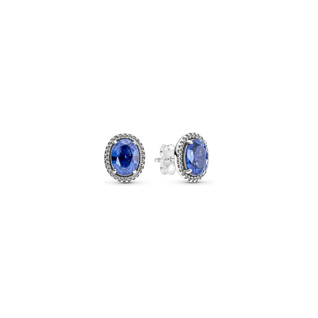 Clous d'oreilles Pandora Timeless Halo Spectaculaire Scintillants en argent